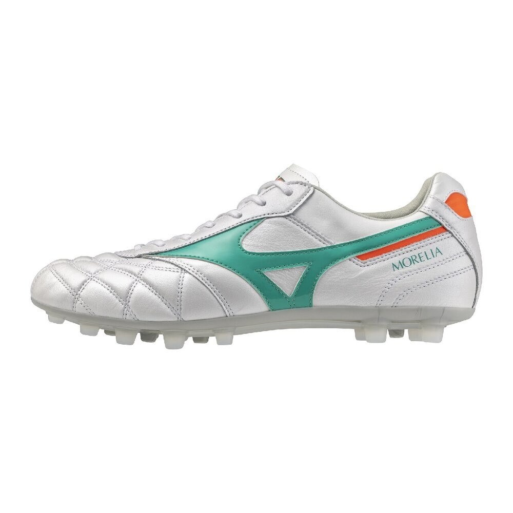 MIZUNO Morelia II JAPAN AG P1GA2603 35 Super White Pearl Green 2E Soccer Cleats