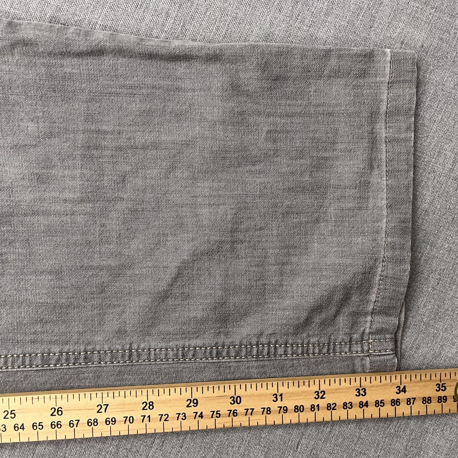 Hiltl Jeans Mens 33×34 Gray Pants Contemporary Fit Straight Leg Ultimate Trouser