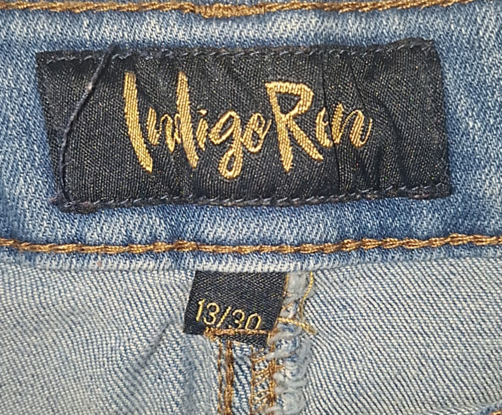 Indigo Rein Juniors Light Wash High Rise Fly Distressed Skinny Jeans 13/30