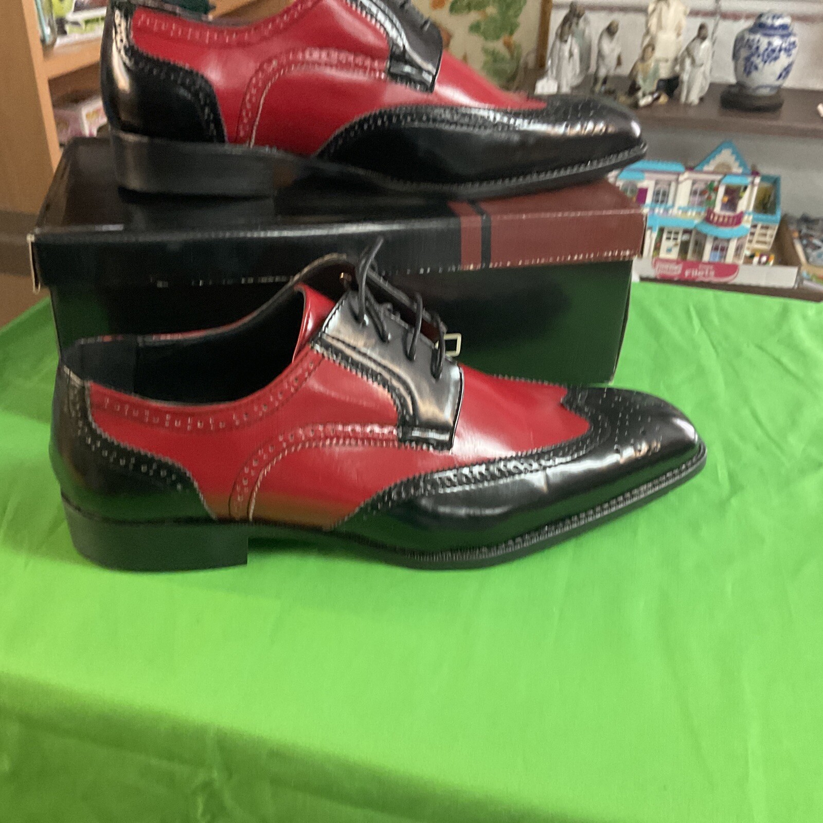 Mens 13 Shoes By Bolano red & black as shown