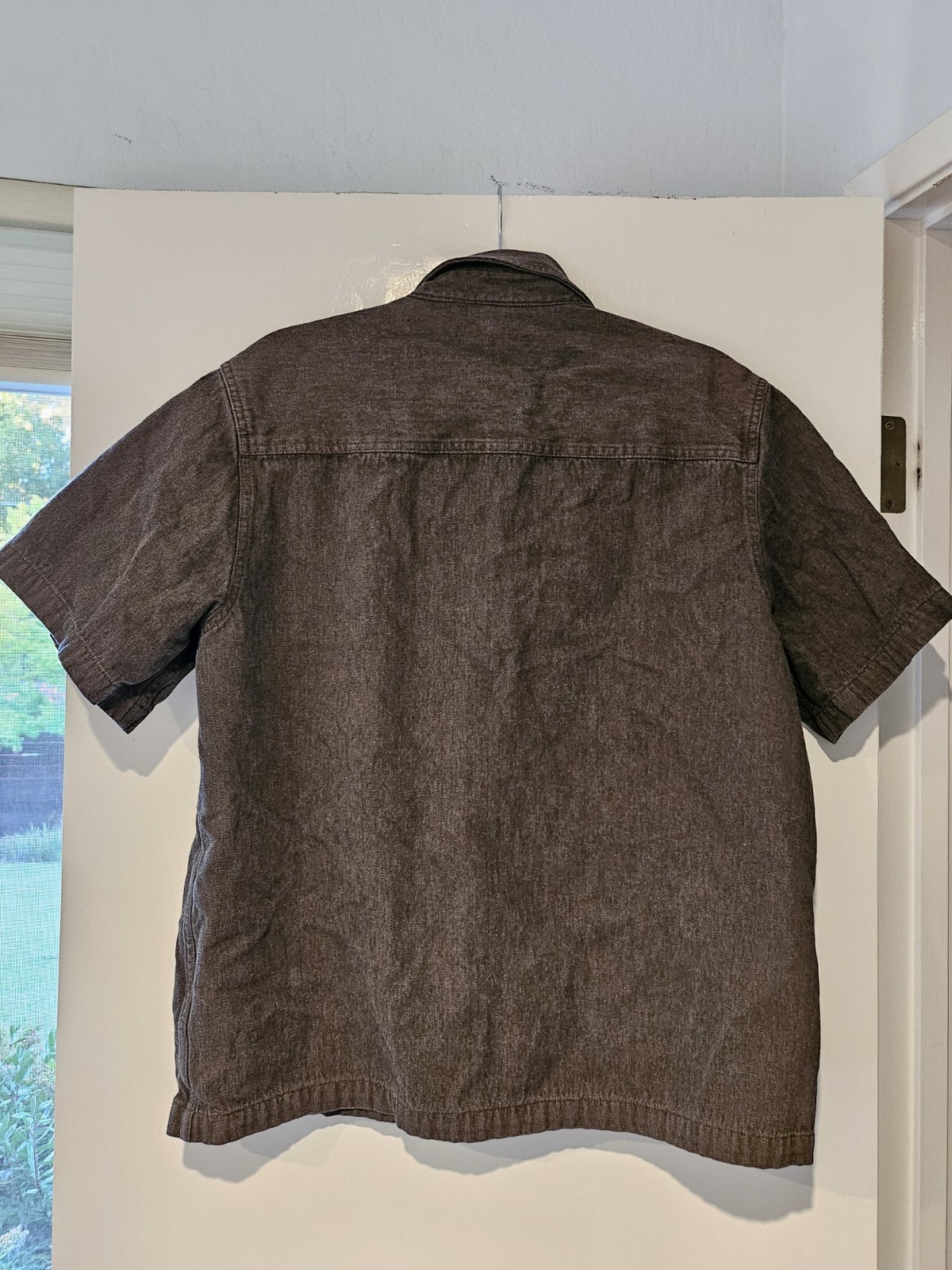 Urban Outfitter Standard Cloth Brown Button Up Utility Shirt Size M