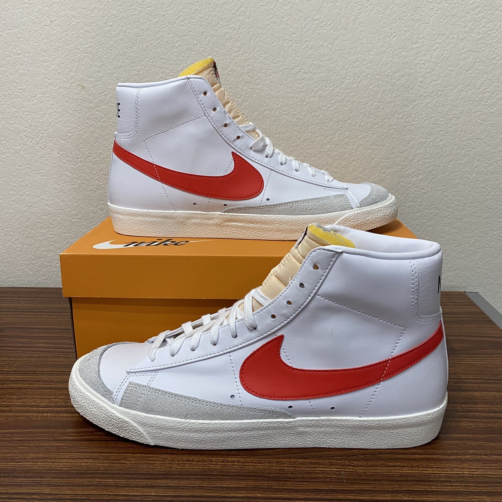 Nike Blazer Mid ’77 SE Vintage Mismatched Swoosh Blue Red BQ6806-117 Men’s Sz 13