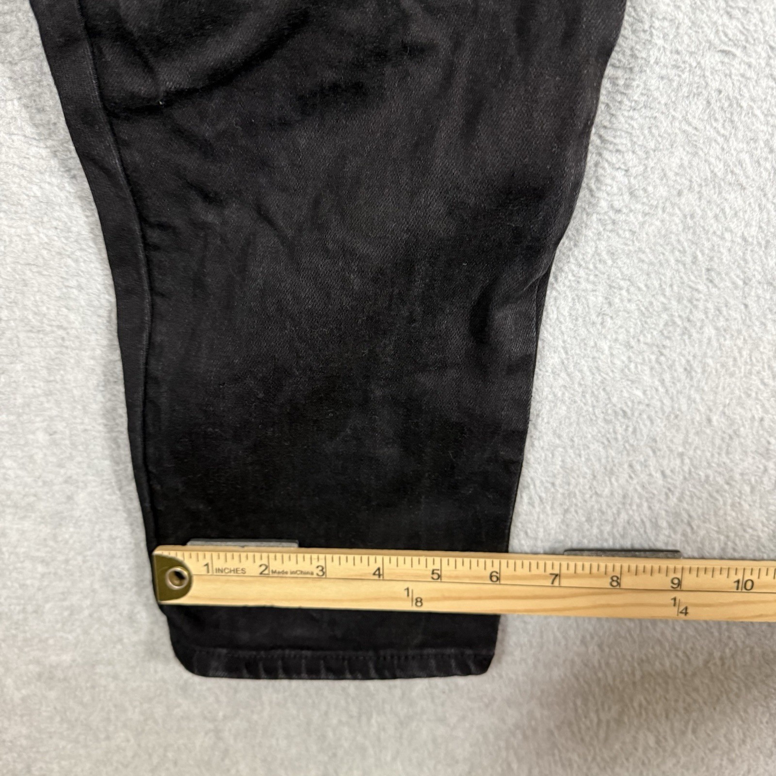 G-Star Raw 3D Arc Slim Jeans Mens 38×34 Black Stretch Denim Twisted Leg Stacked