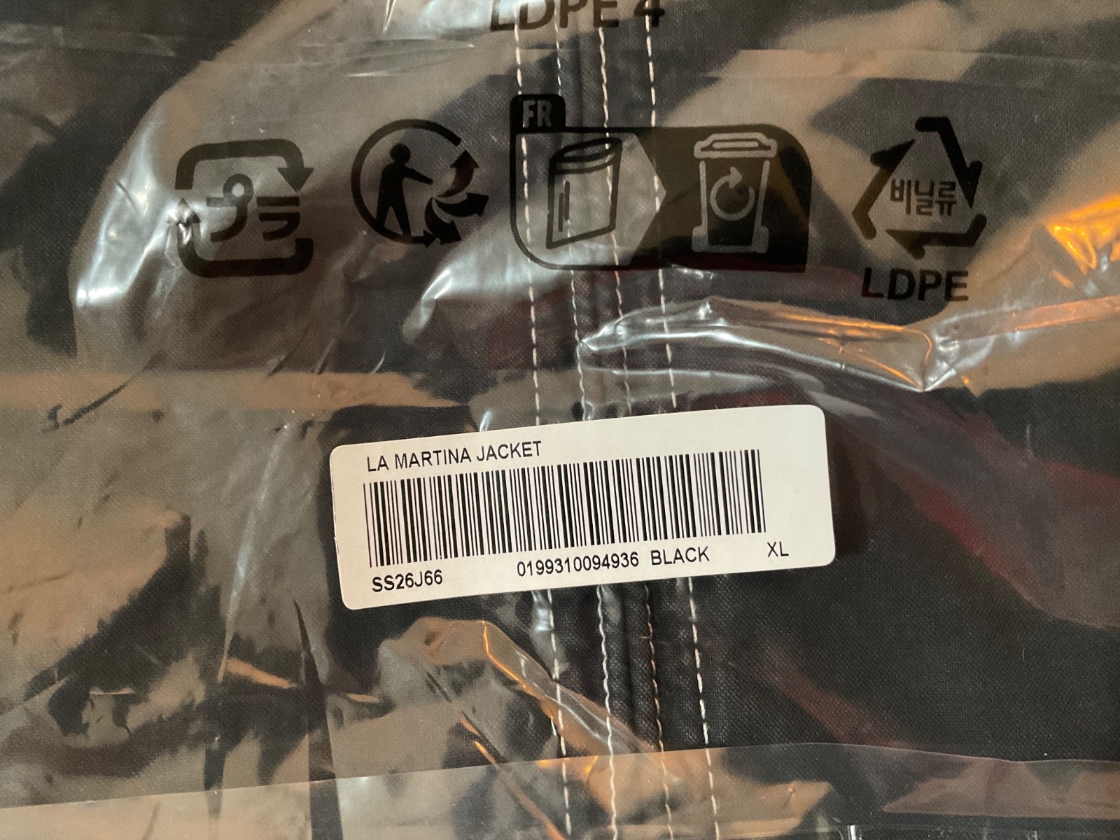*IN HAND* Supreme x La Martina x Jacob & Co Full Zip Hooded Jacket Black XL