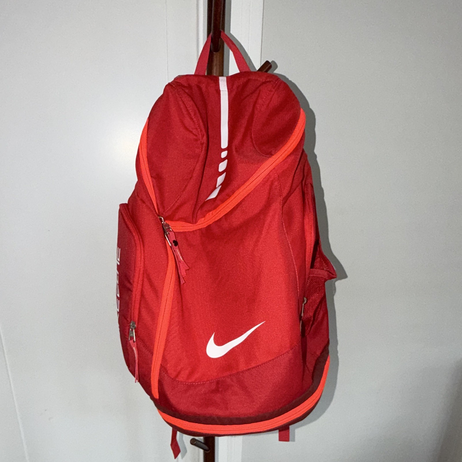 Nike Elite Quad Zip System Backpack Lightweight Red