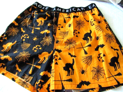 AMERICAN EAGLE BOXERS SIZE MEDIUM 32″-34″ WAIST HALLOWEEN GIFT FOR HIM
