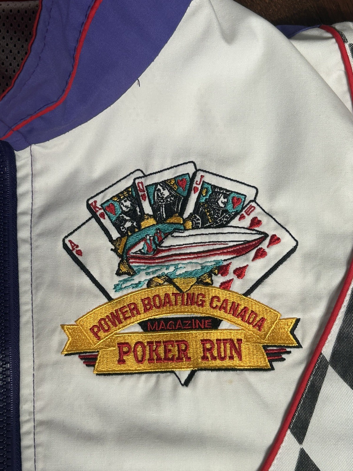 Vintage Poker Run Offshore Racing Jacket XL Mercury MerCruiser Bulova Canada