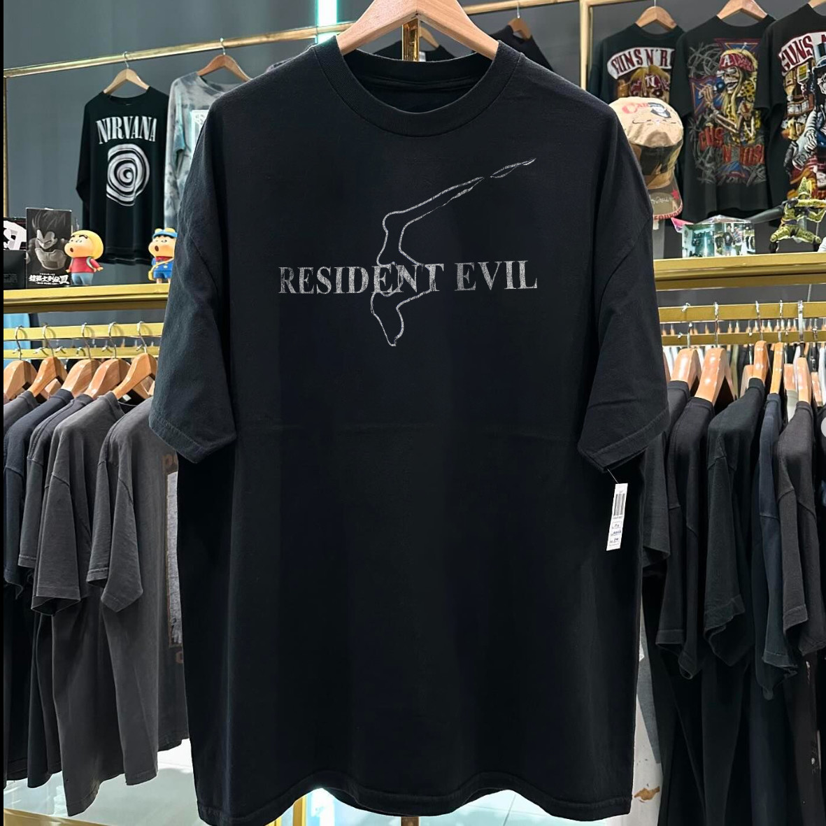 2009 Resident Evil 5 Washed T-Shirt Black L