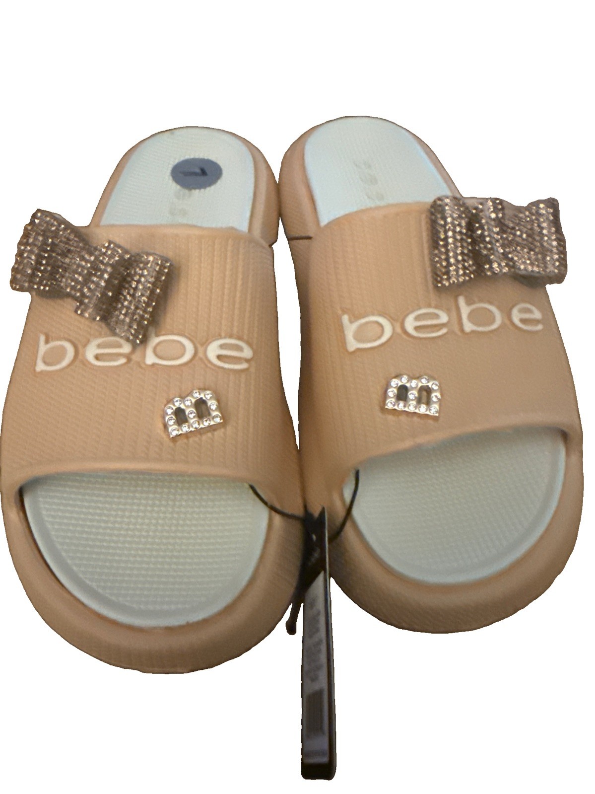 Bebe Woman Slides Size 7 Pink