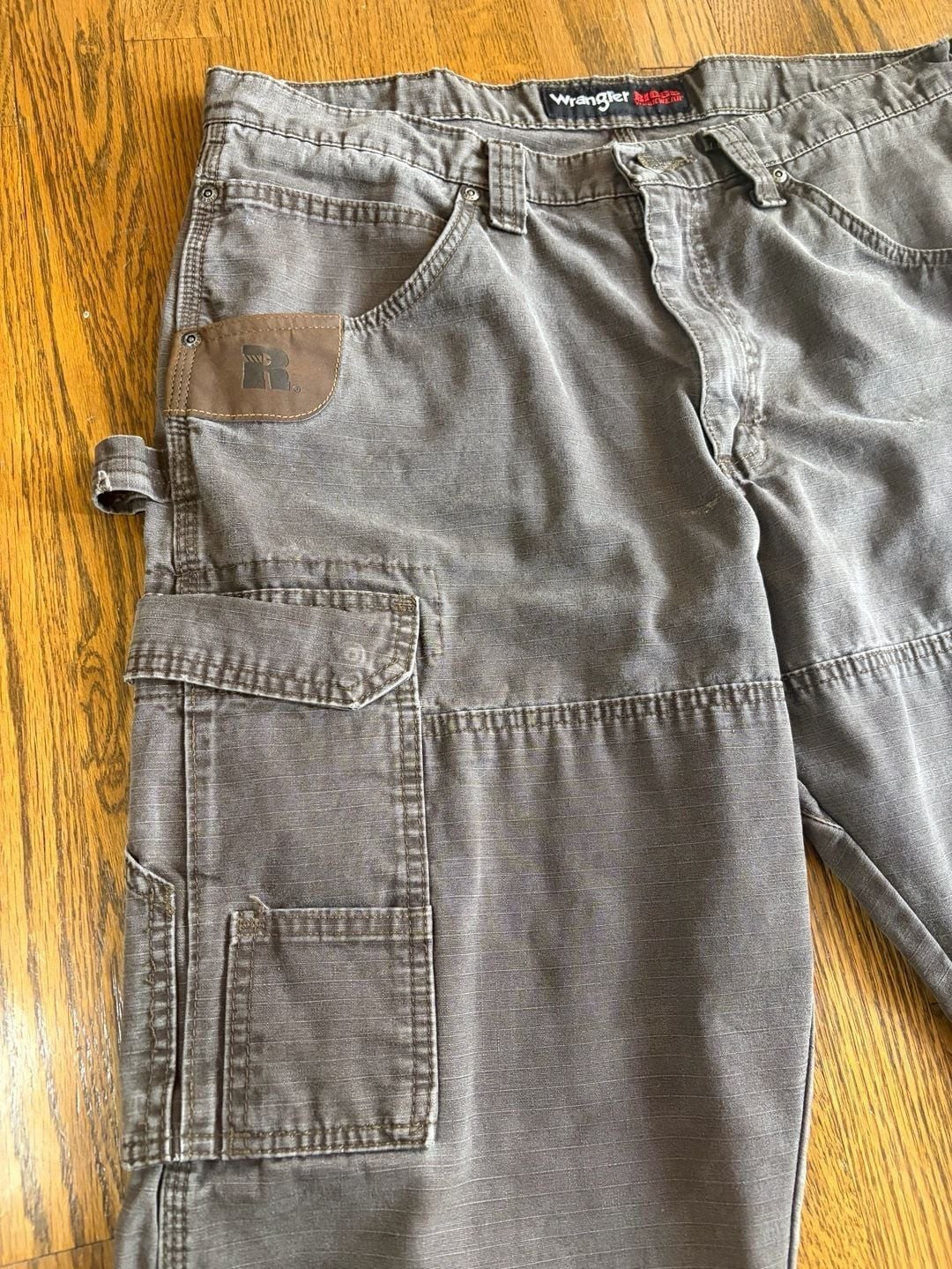 Wrangler RIGGS Workwear Relaxed Fit Ripstop Cargo Carpenter Pants Size 34×30