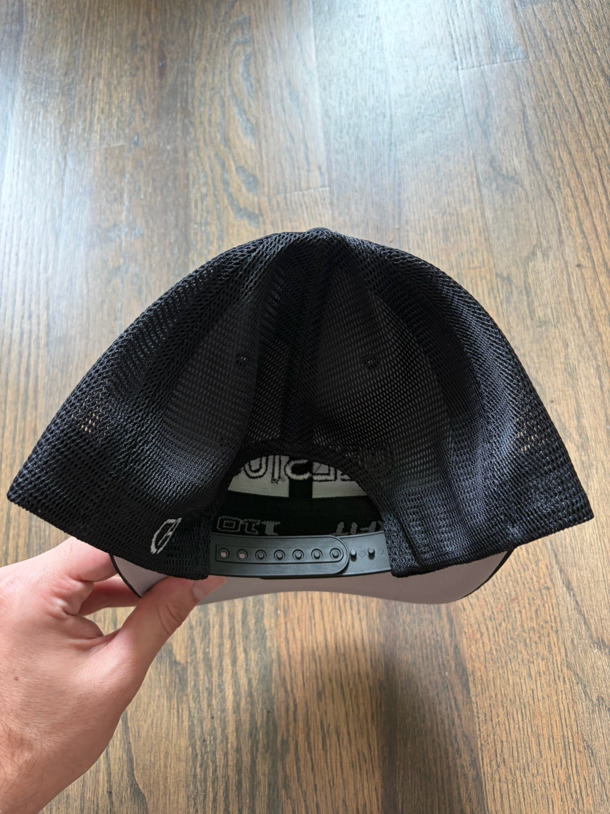 Celsius Energy Drink Trucker Mesh SNAPBACK Hat Cap All Black Embroidered Adjust
