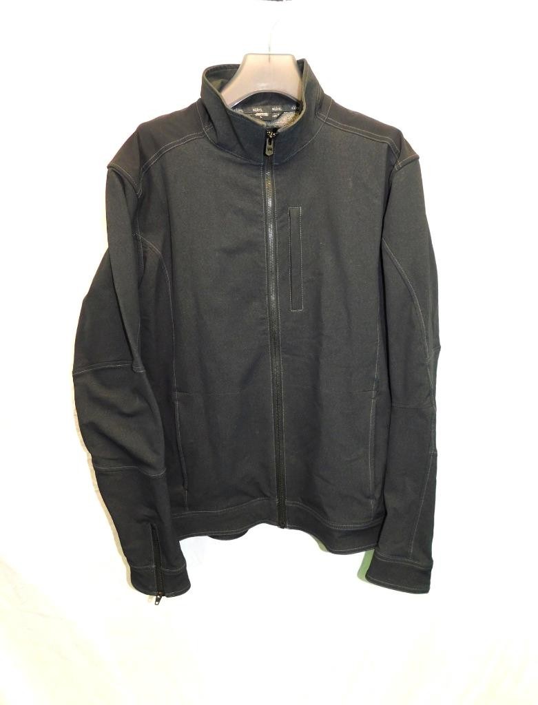 Kuhl L Klash Jacket Greystone 2 Catamaran Boat Jakolof Bay AK Alaska Stitched Lg