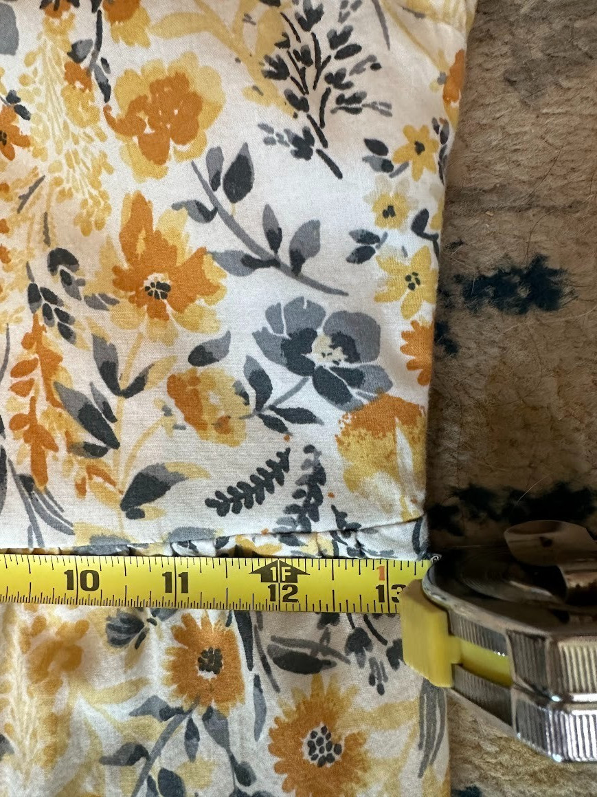 Joie Yellow Floral Maxi Cottagecore Boho Prairie Peasant Cotton Sundress – 6