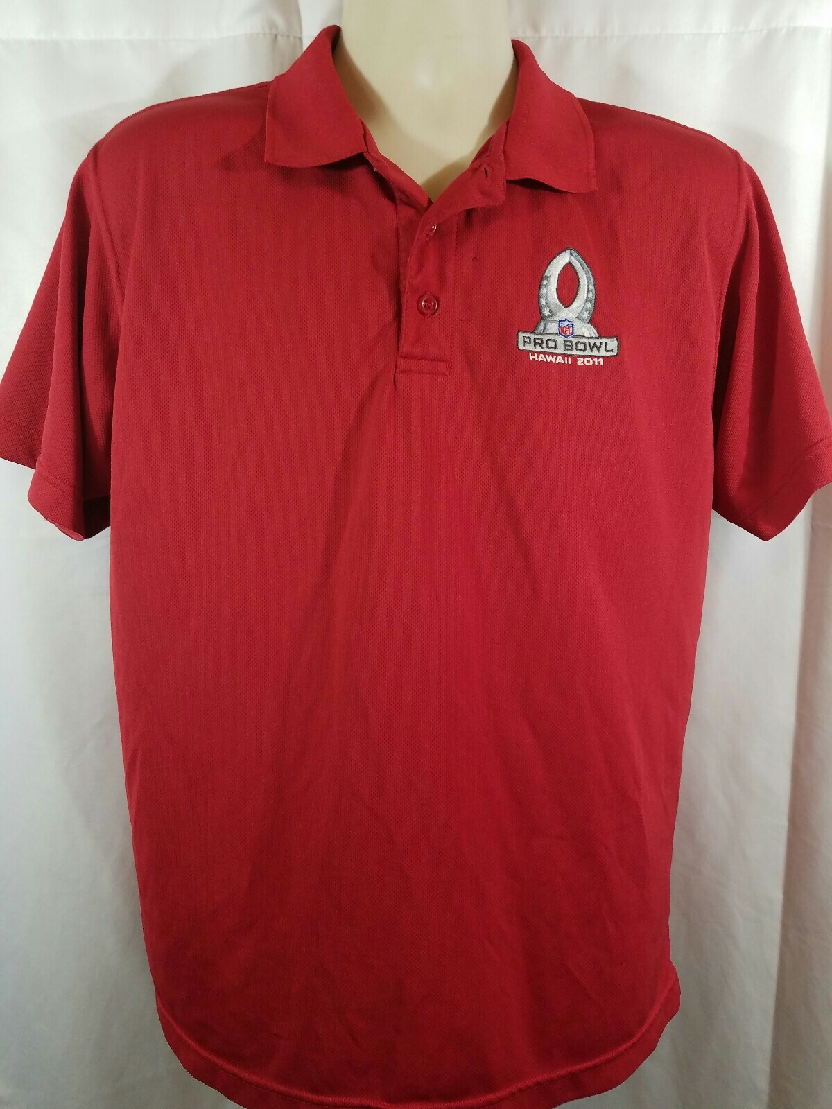 NFL Football Pro Bowl Hawaii 2011 US Navy VS US Army Polo Shirt Size M Medium