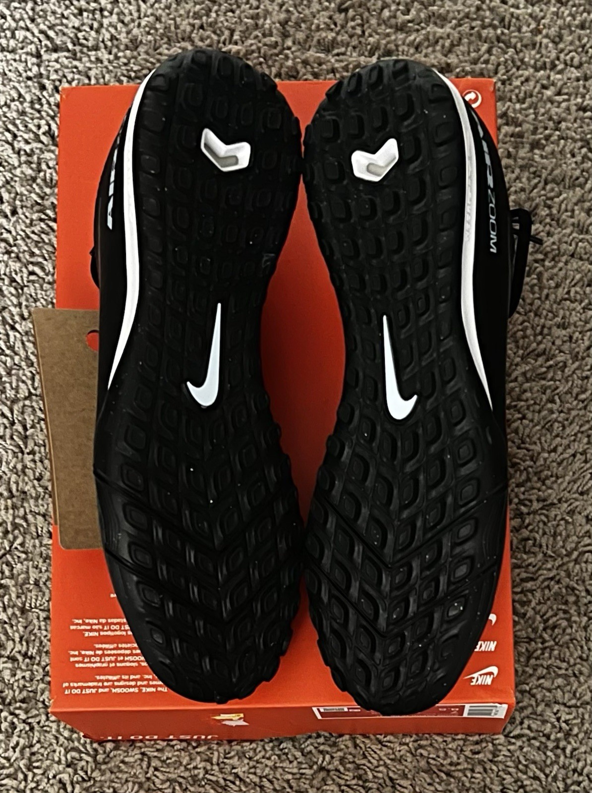 Size 7M- Zoom Vapor 16 Pro TF Black/Ice Blue NBY FQ8687-001