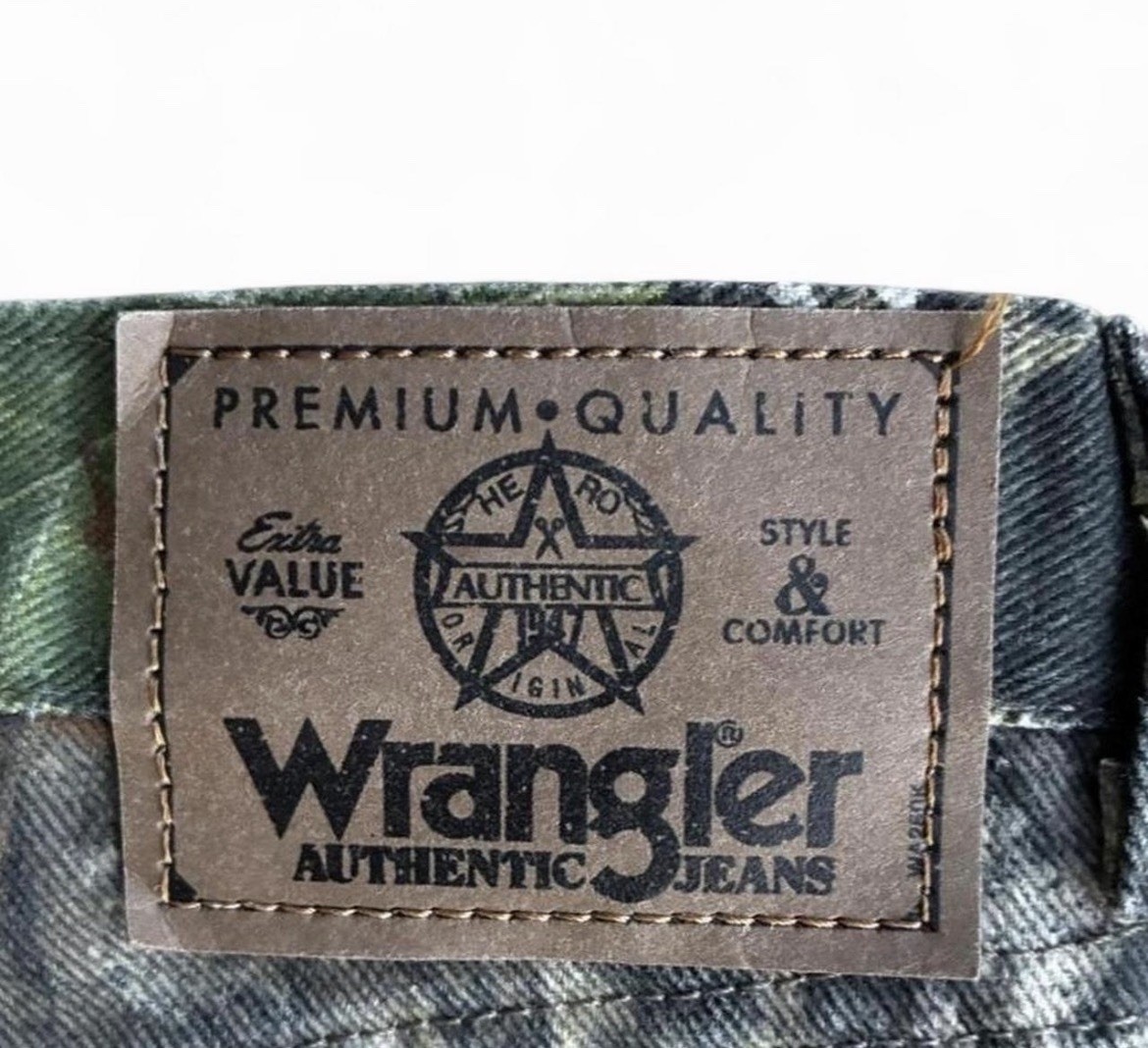 Wrangler Authentics Double-Knee Camo Work Pants