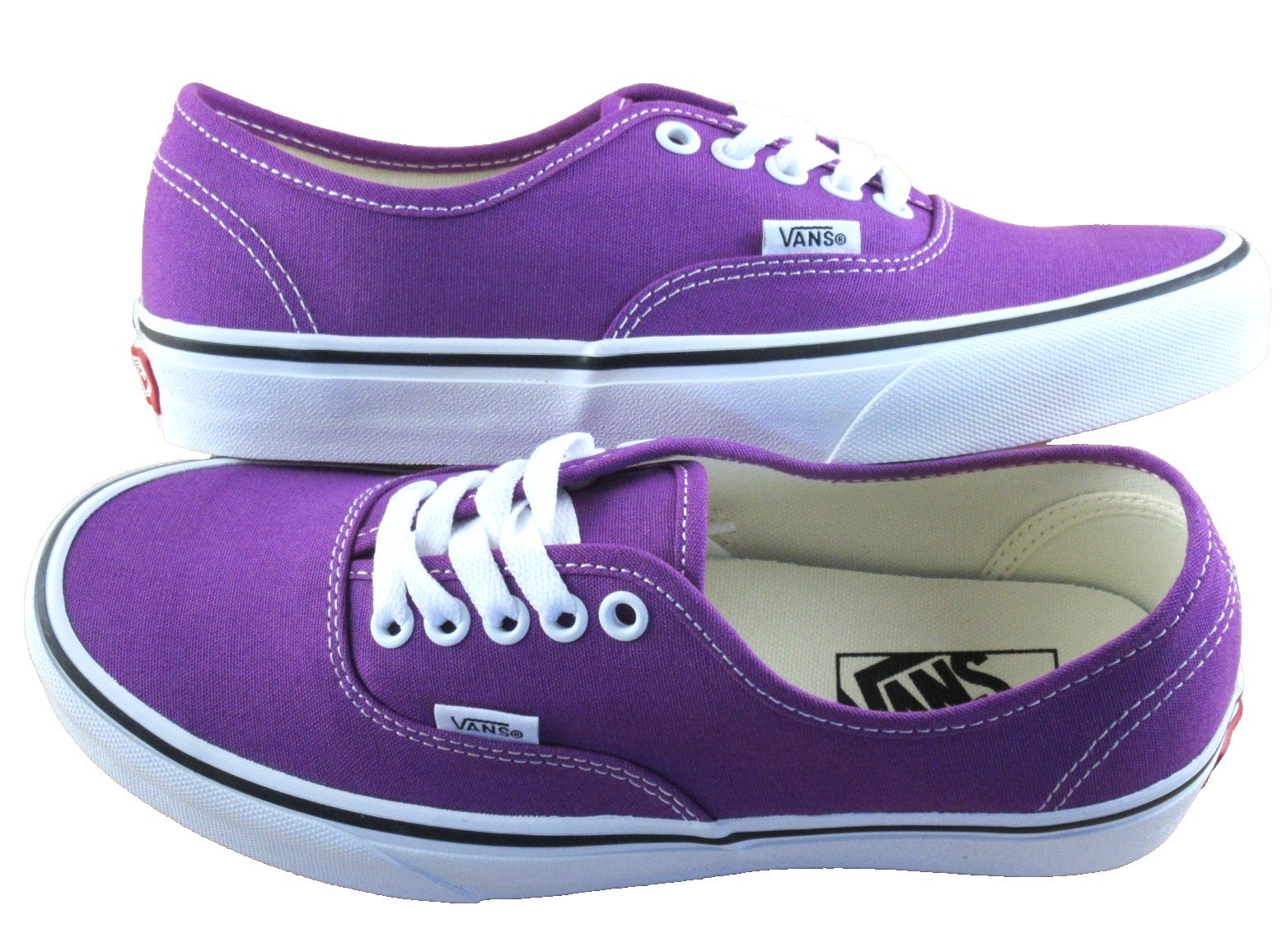 Vans Authentic Women’s Color Theory Willow Purple Herb Canvas shoes Size 8 NIB