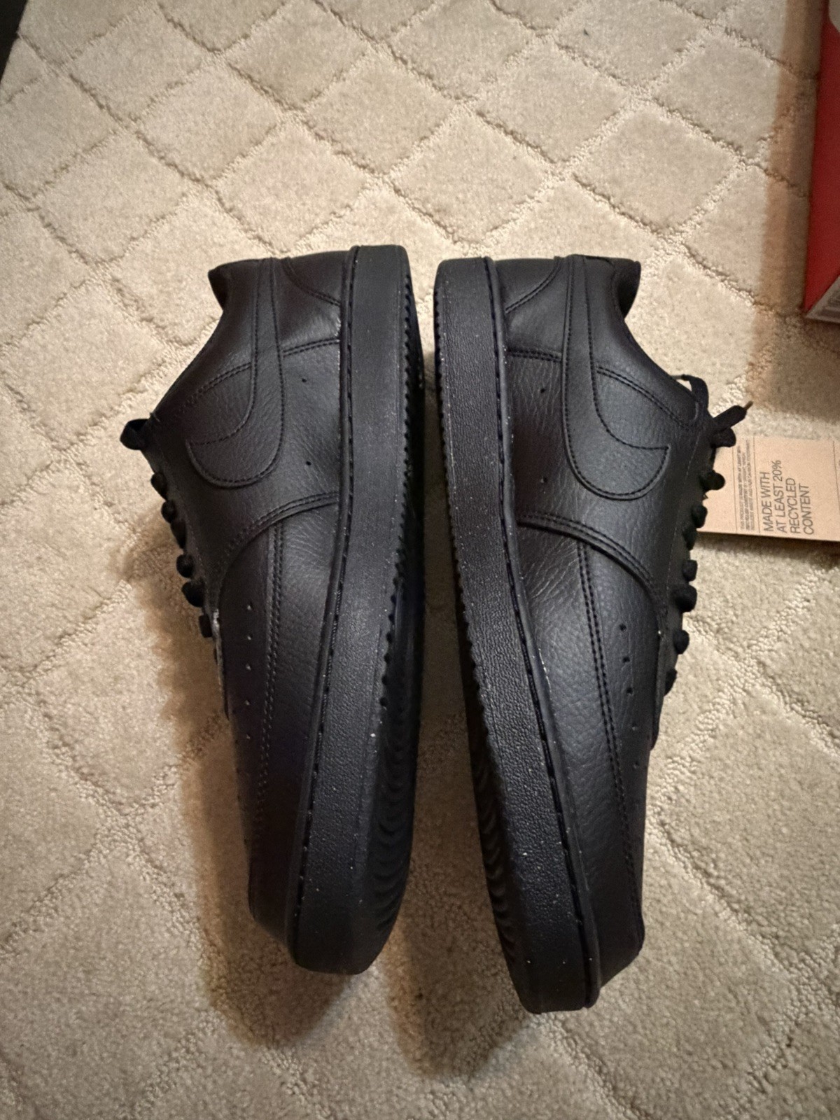 Nike Court Vision Lo NN Next Nature Triple Black DH2987-002 sz 11 men