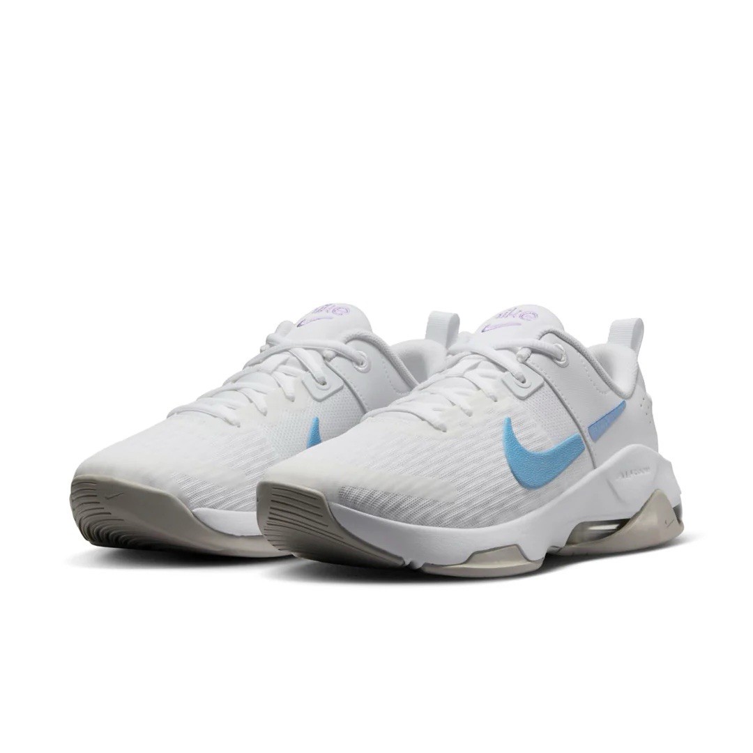 Women Nike Zoom Bella 6 Sneakers Shoes White/Light Armory Blue DR5720-106