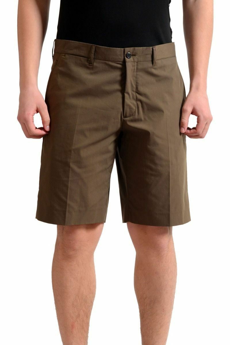Prada Men’s Dark Brown Casual Shorts Size 28 30 32 34 36