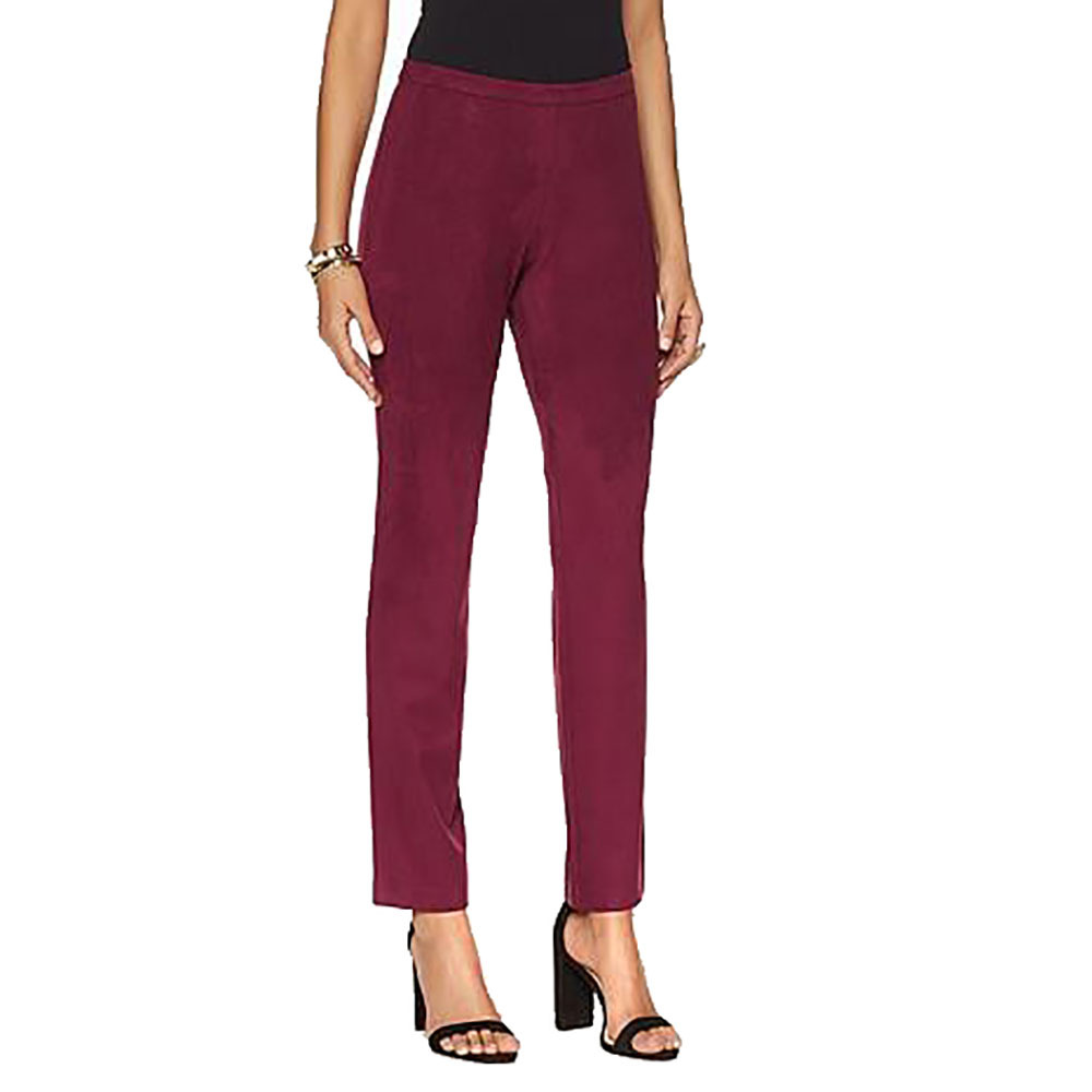 N Natori Women’s Stretch Faux Suede Pants Size: 2,4,6,8,10,12,14,16