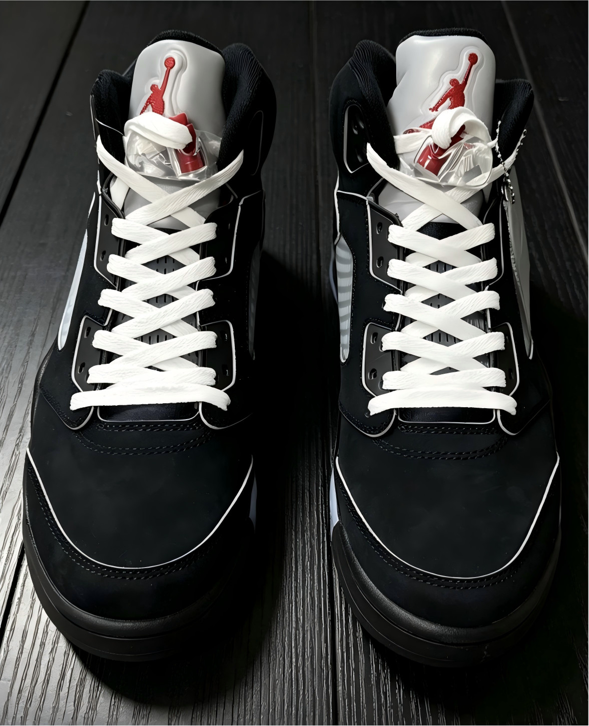 Men’s Jordan 5 “BLACK METALLIC REIMAGINED” Basketball Shoes High Top Us Size