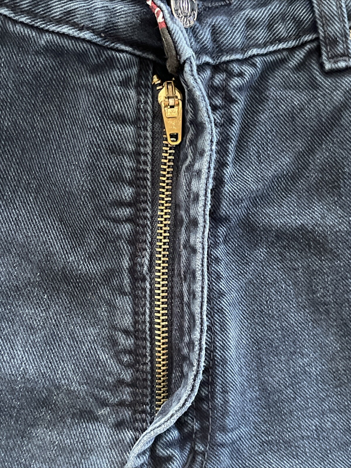 Cartier Jeans Division Men actual fit W32 L27.5 Blue Made in France *READ