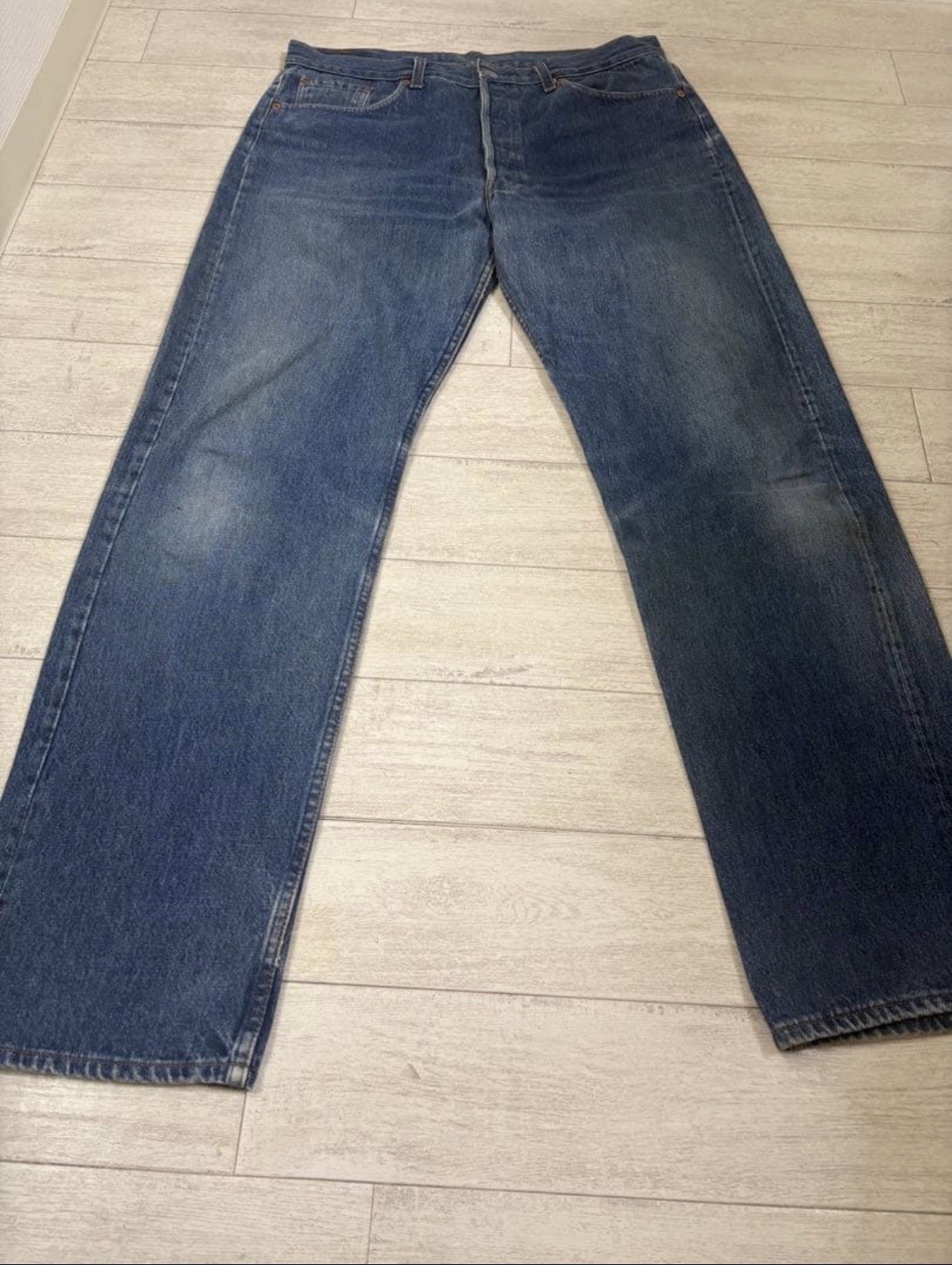 Vintage Levi’s 501 Valencia Redline Selvedge Denim W38 L36 USA 1990s Big Size
