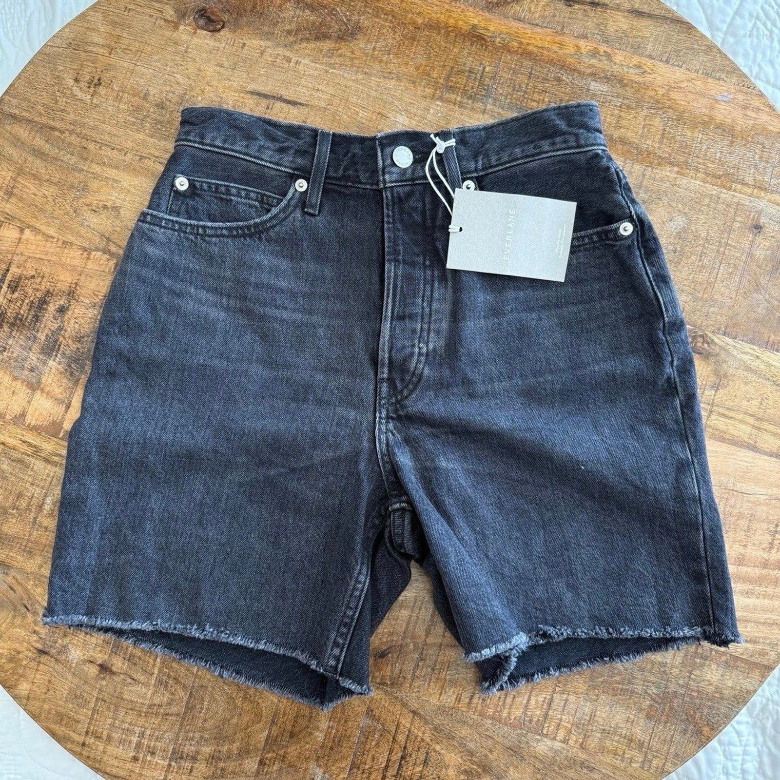 Everlane The Way High Jean Short in Hartford Cloud Size 26