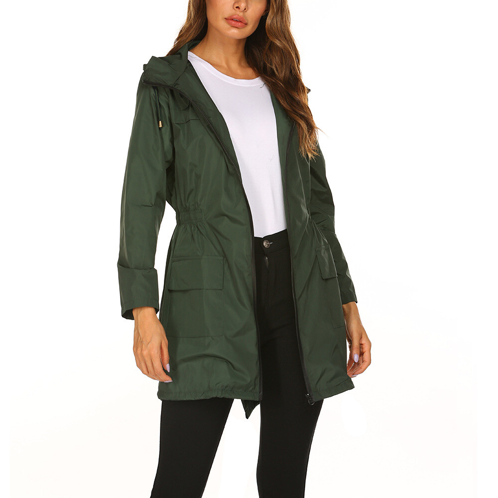Waterproof Light Raincoat Hooded Windbreaker Mountaineering Jacket Women’S Jacke