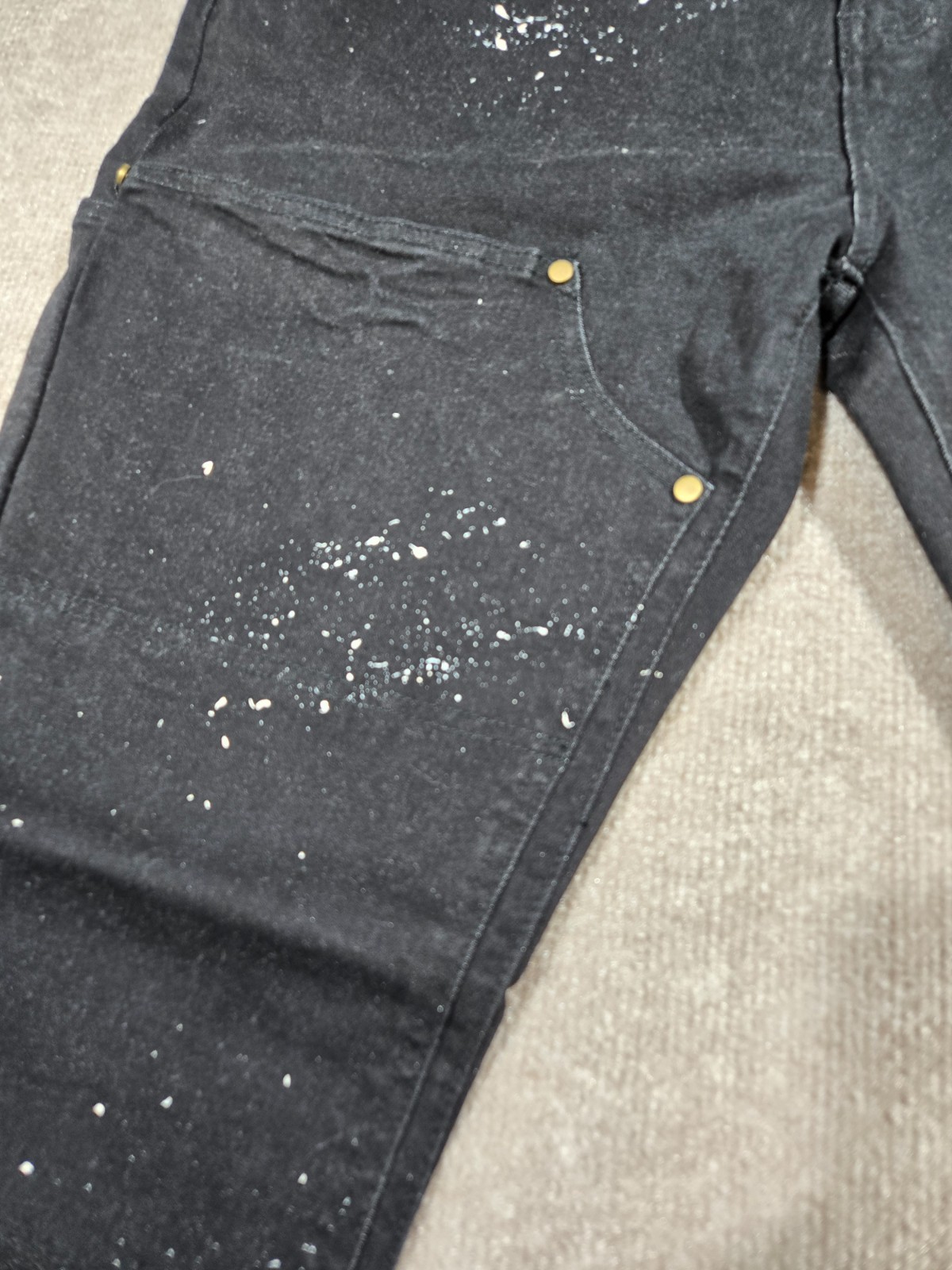 Profound Carpenter Jeans Paint Splatter Workwear Streetwear Men’s W36