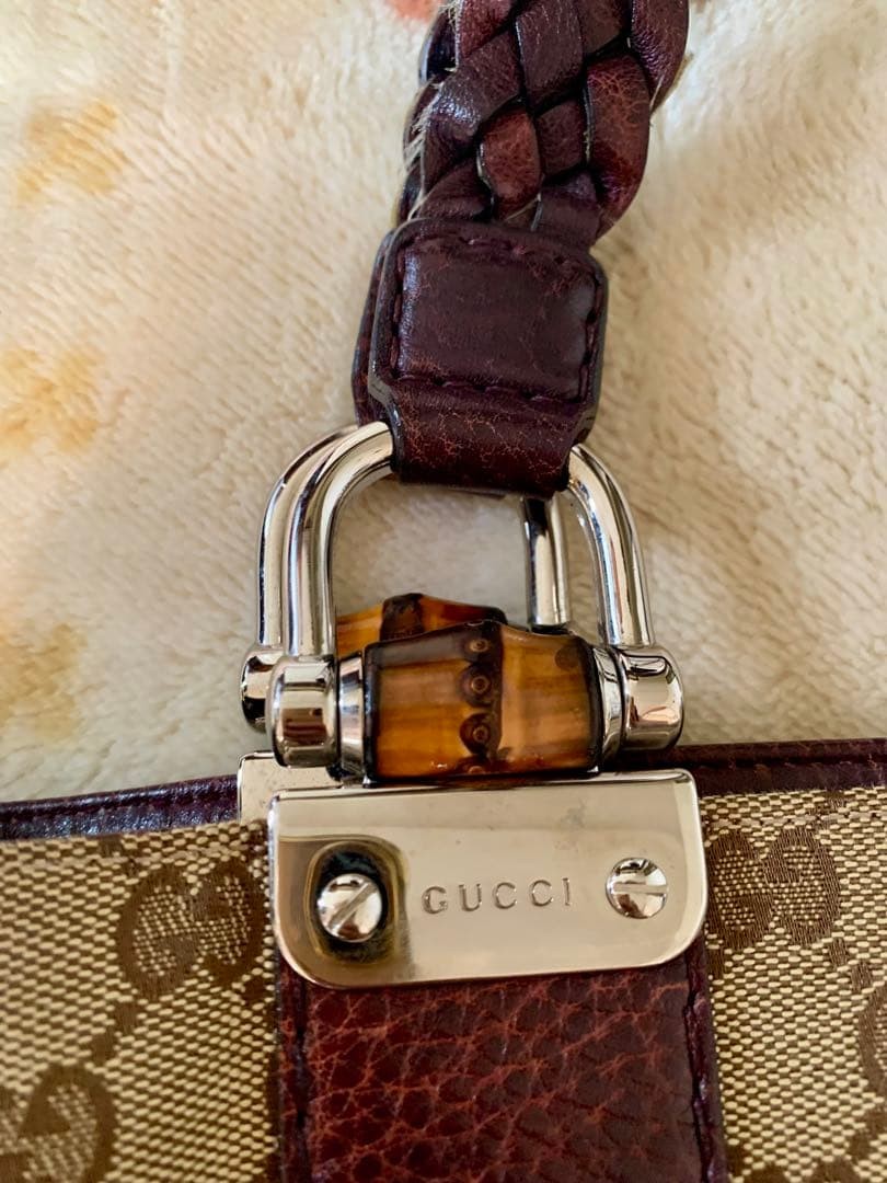 GUCCI Shoulder Bag Good Condition Gift Present 0611b