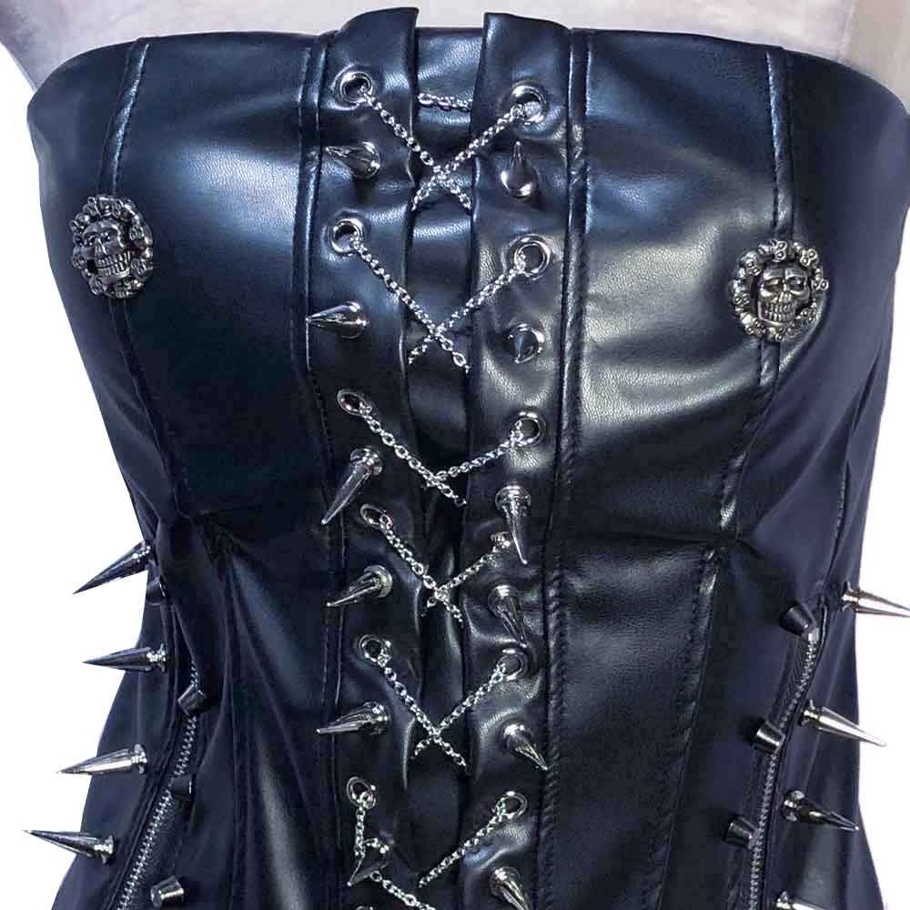 Goth Tops Gothic Tank Grunge Emo Clothing Spiked Y2K Punk Rock Clothes