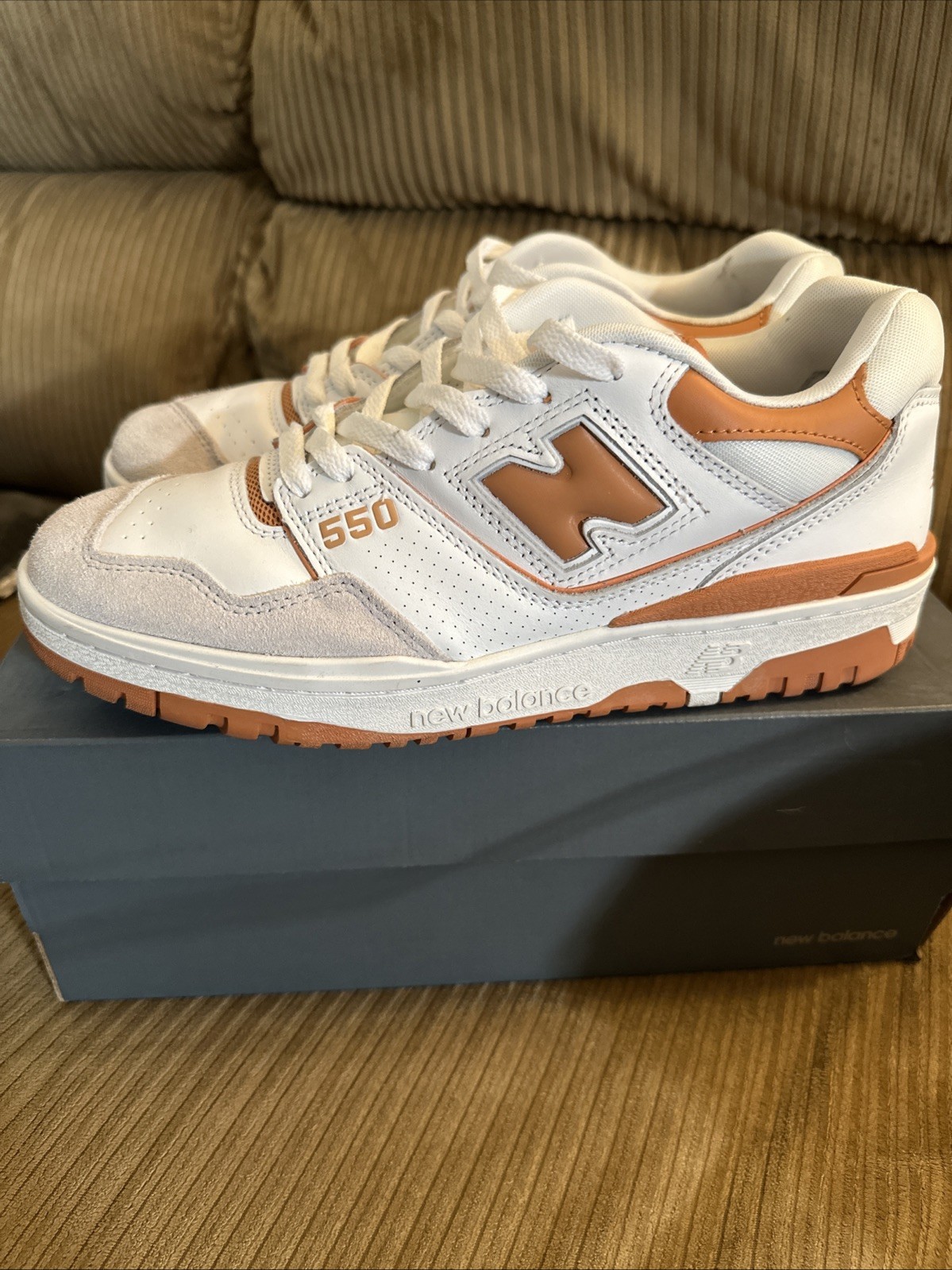 New Balance 550 Orange Cream