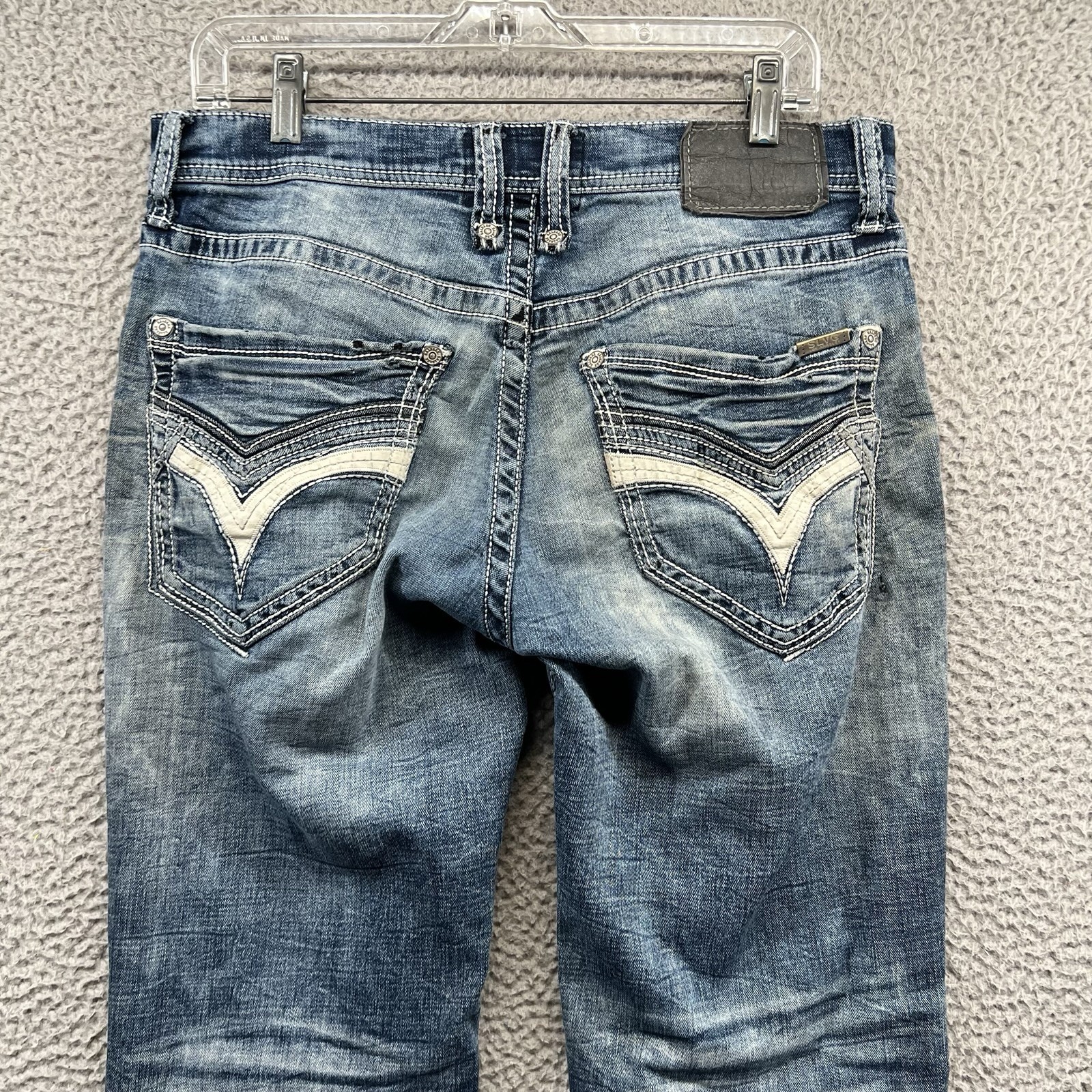Salvage Mayhem Boot Jeans Mens 32 R Fit 33×32 Blue Denim Pants BKE Buckle Cut