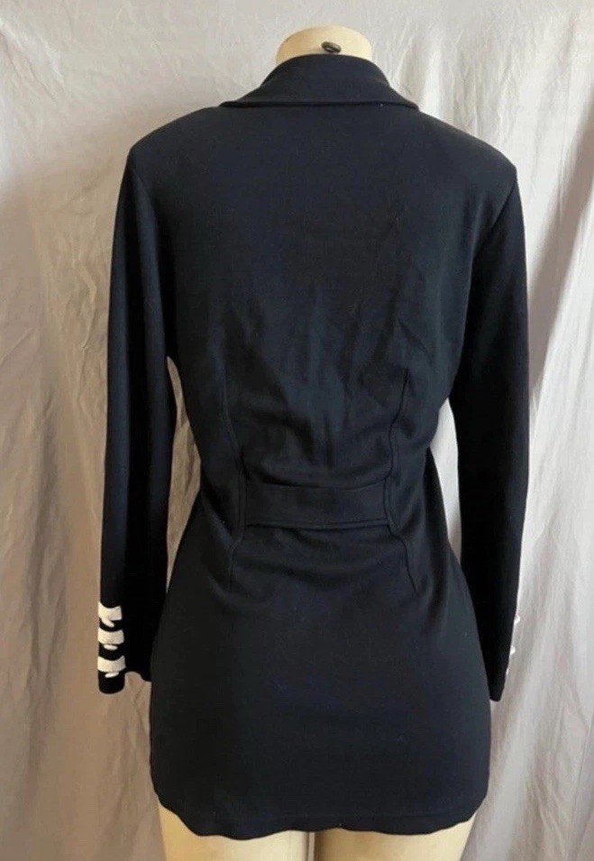 Morgan de Toi Vintage Black Fitted Blazer Jacket From 2000s Y2K Size S/M Women’s