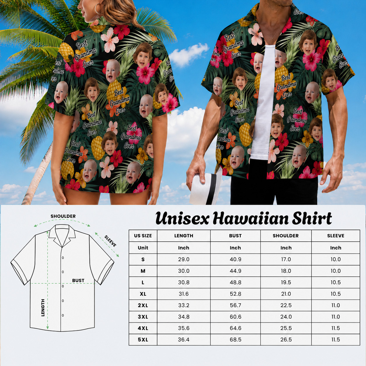 Lake Superior Nautical Chart Hawaiian Shirt