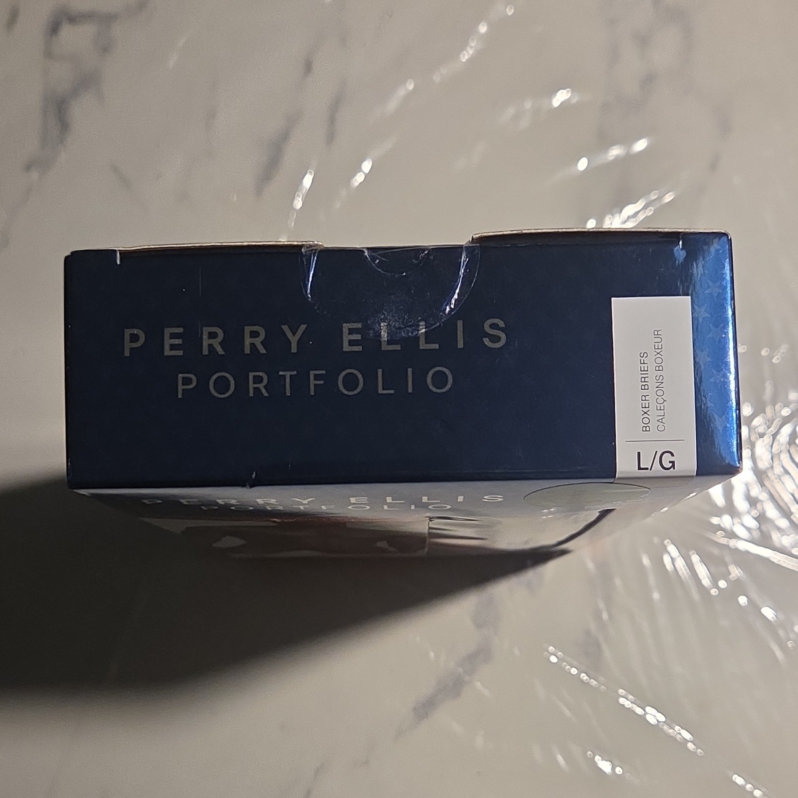 Perry Ellis Portfolio Men’s Cotton Stretch Jersey Boxer Briefs 4-Pack L Multi