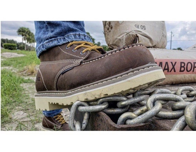 Iron Age Steel Toe Oil Resistant Work Boots Men Size 14