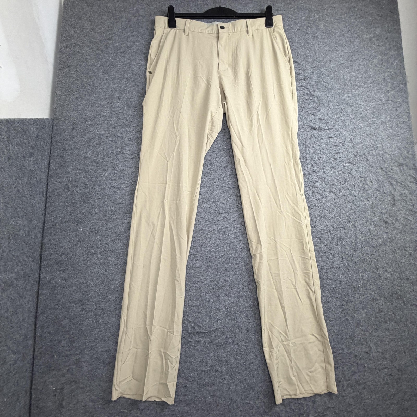 Adidas Ultimate365 Pants Mens 34×32 Beige Golf Khakis Stretch Woven Performance