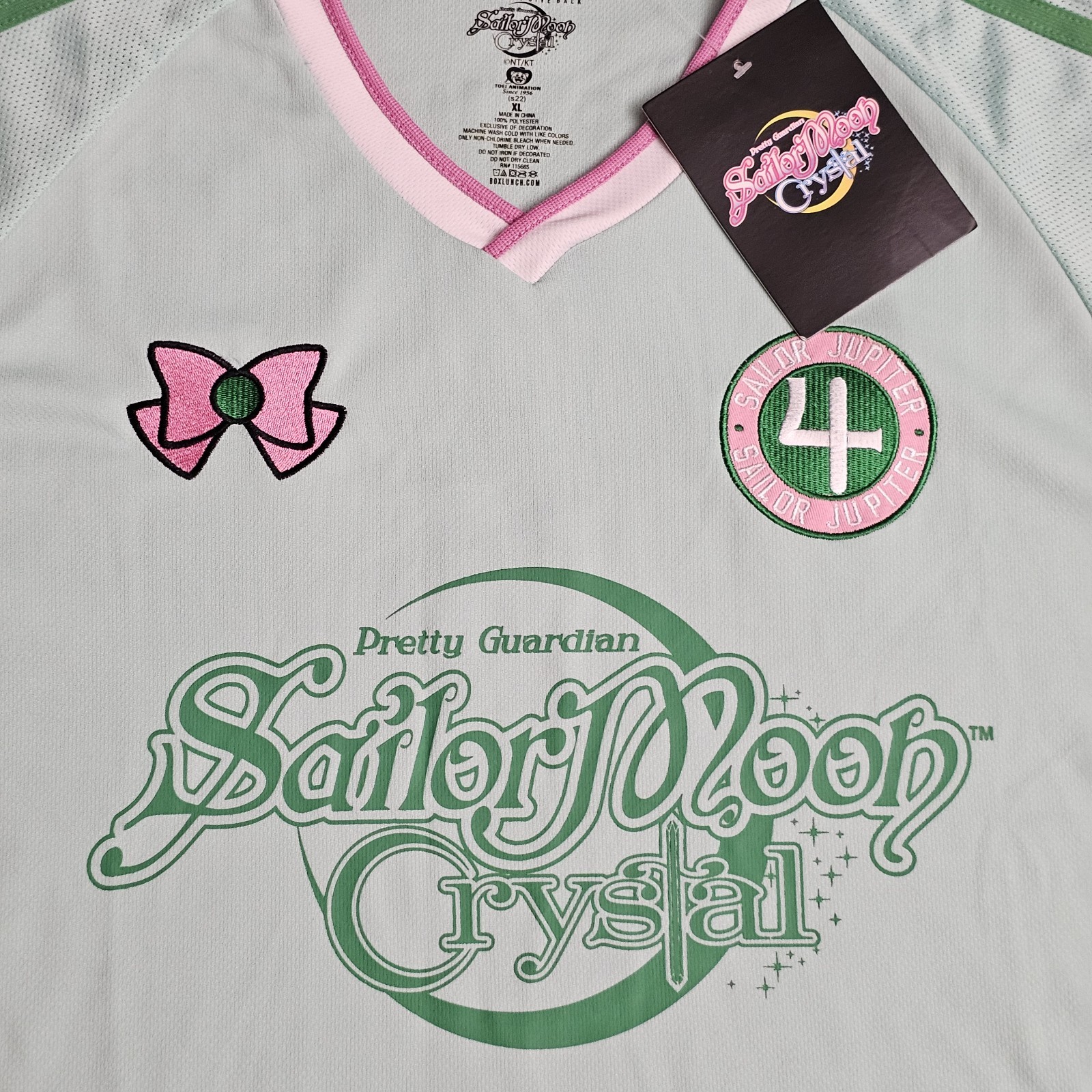 SAILOR MOON CRYSTAL SOCCER JERSEY Mens XL BOX LUNCH EXCLUSIVE JUPITER