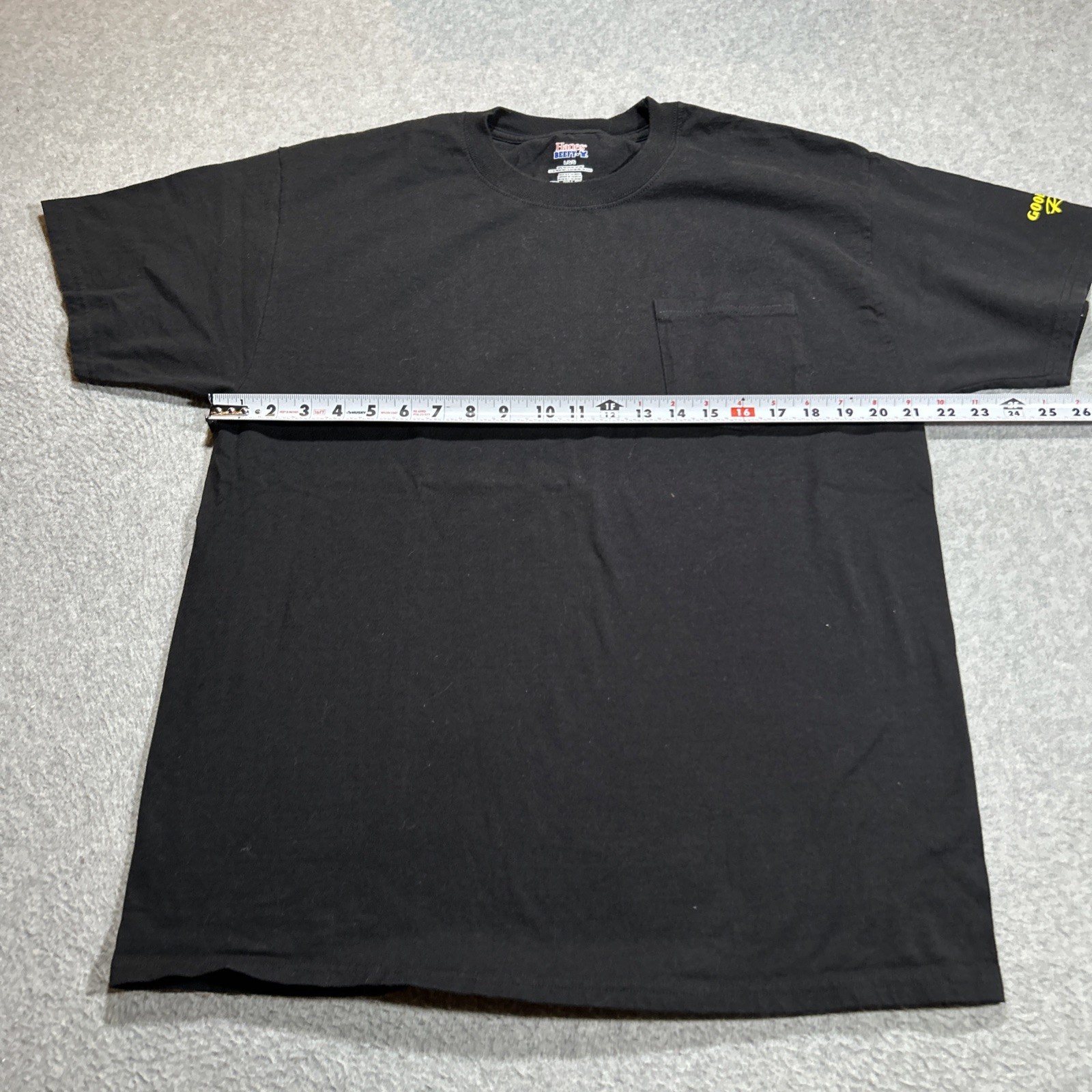 Goodyear Racing Casual Pocket Tee Shirt – Mens Size Large L – Black