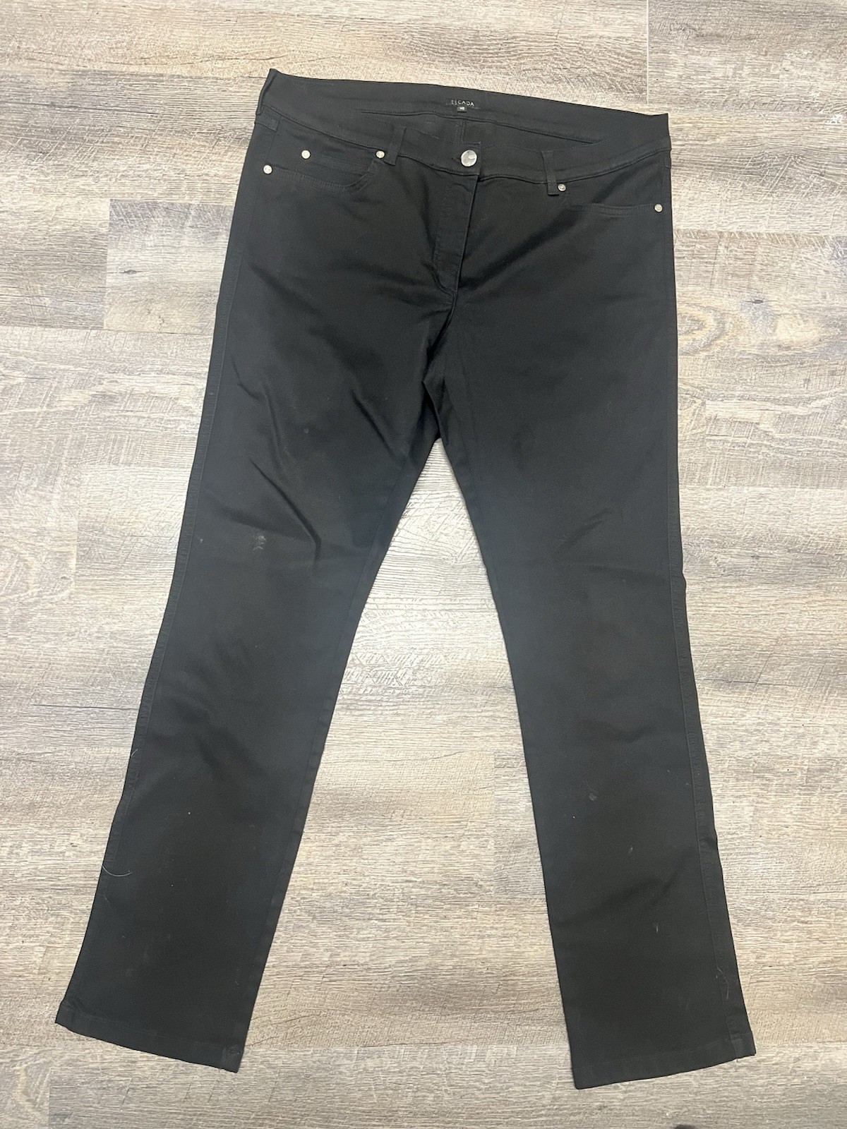 Escada Black Skinny Pants 46