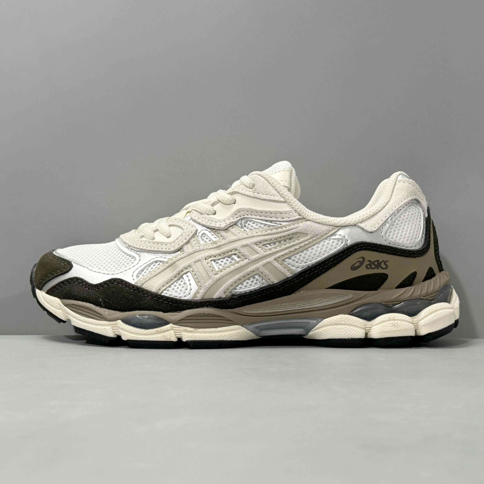 Asics Gel-NYC 1203A383-103 Beige Cream Brown Grey White Blue Ivory White Men’s S