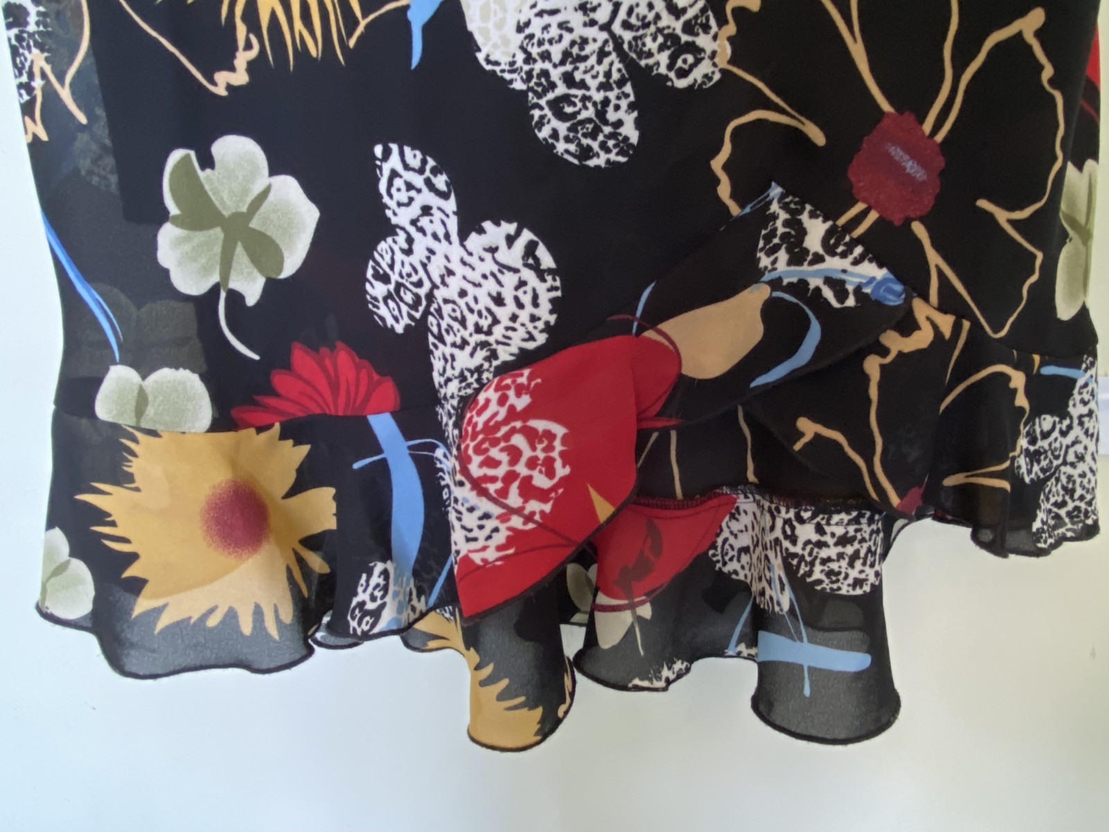 Y2K Vintage Dress‑U by Sharon 2‑pc. Beautiful Floral Chiffon Set – Size 8/10 –