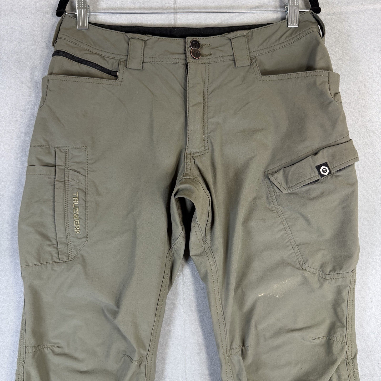 Lot Of 6 Truewerk T1/T2 Werkpants Mens 32×30 Green Khaki Gray Cargo Utility Work
