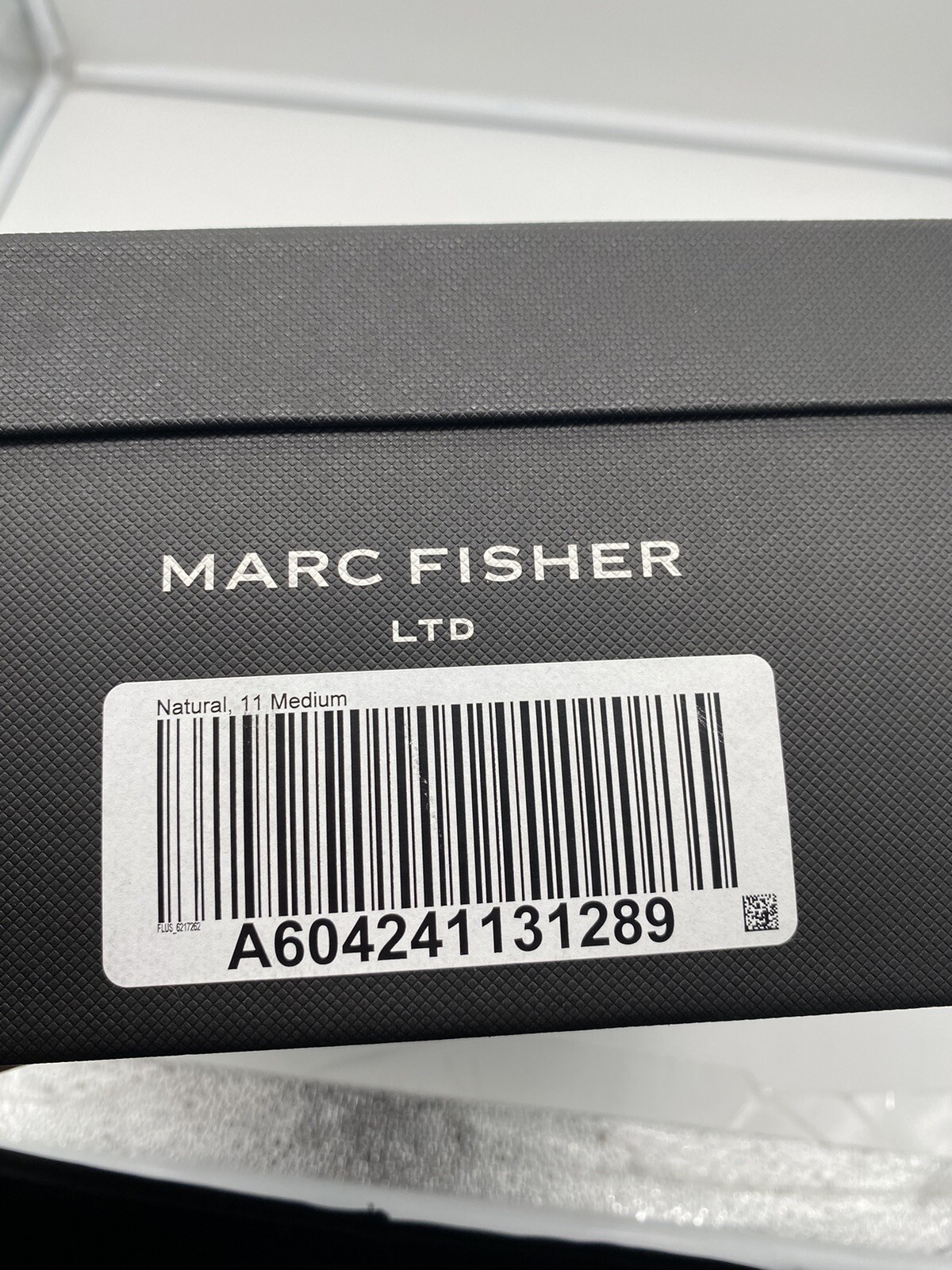 New Marc Fisher LTD Louisa Leather Block Heel Slip On Mules Woven Gray Size 11M