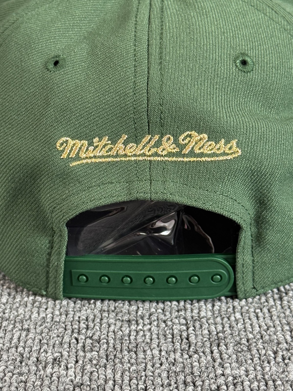 Mitchell & Ness Texas Rangers Snapback Olive Green 1995 All Star Cap