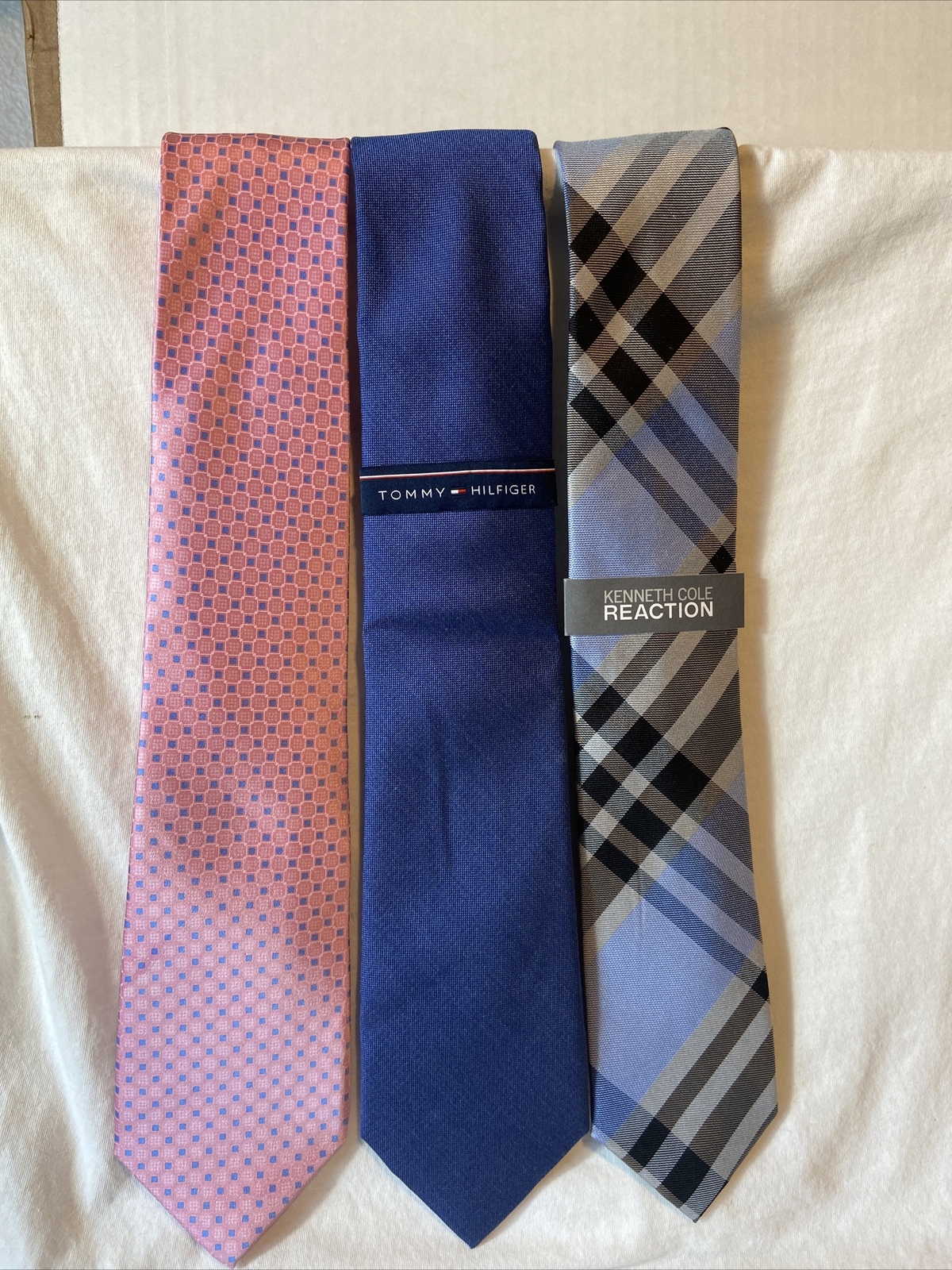 Tommy Hilfiger Kenneth Cole Michael Kors Lot 3 Silk Ties Student Youth See Pics