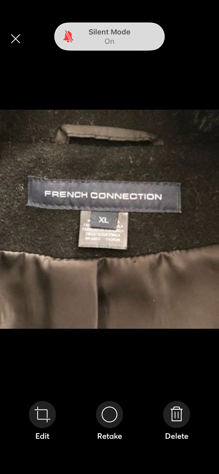 French Connection Pea Coat